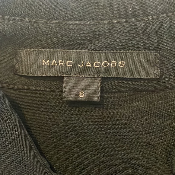 Marc Jacobs crepe black button down shirt - Picture 2 of 2